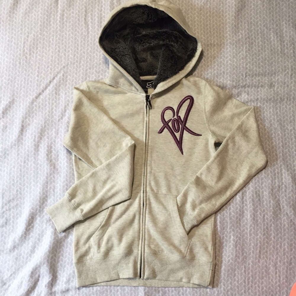 The hoodie is Faux fur